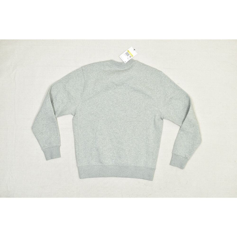 Nike Sportswear Club Fleece Grey Heather Crewneck Sweatshirt BV2662-063 Mens S - Picture 6 of 8